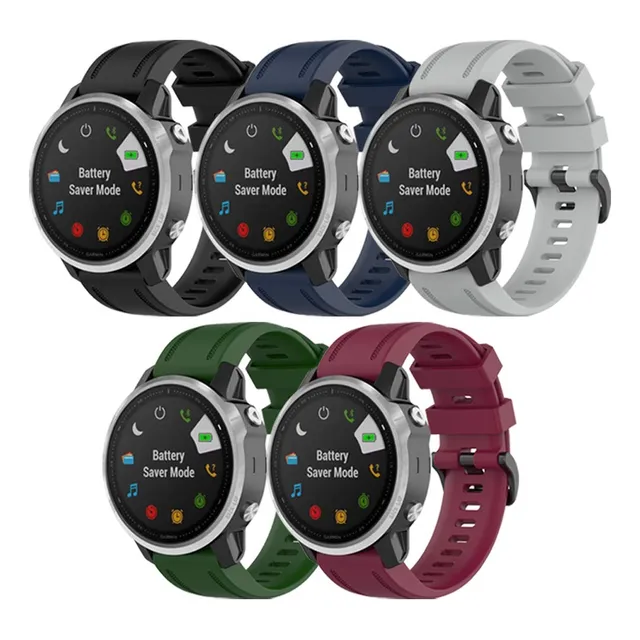 Band For Garmin Fenix 6s, Soft Silicone Replacement 67f7a