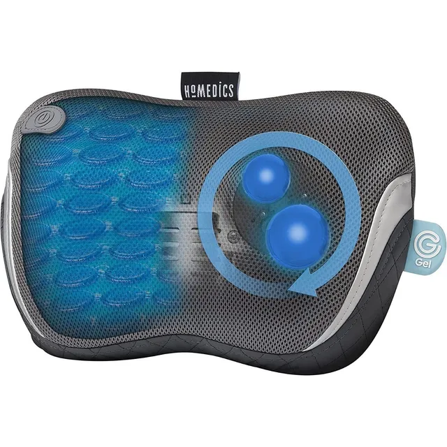 Homedics Gentle Touch Gel Masajeador Inalámbrico Con Calor