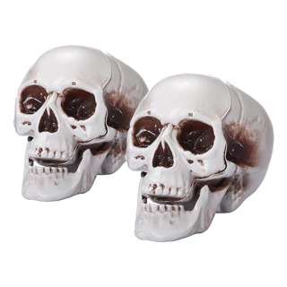 2 Piezas De Calavera Humana De Halloween, Cráneo Humano Para 2 Piezas De Calavera Humana De Halloween, Cráneo Humano Para