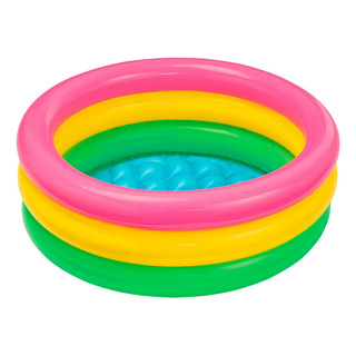 Piscina Inflável Intex Round Sunset Para Bebês 61x22cm Piscina Inflável Intex Round Sunset Para Bebês 61x22cm