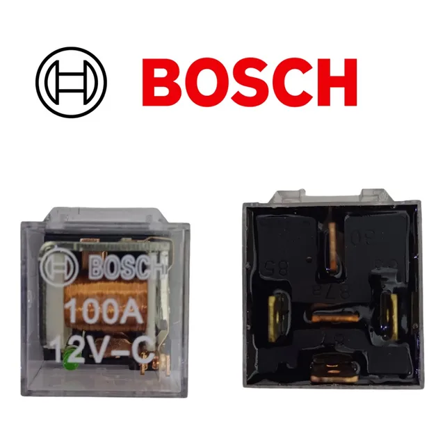 Rele Relay 5 Patas 12v  100 Amp. (10 Unidades) Transparente