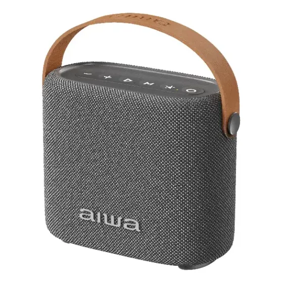 Parlante Aiwa Awss70btgc Portátil Bluetooth Color Gris | Cuotas sin interés