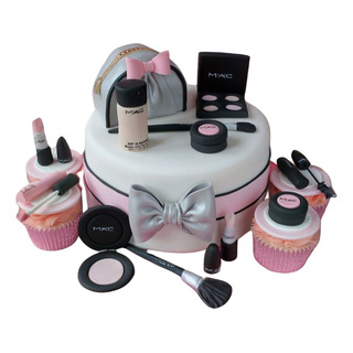 Adorno De Torta Maquillaje Completo!! Adorno De Torta Maquillaje Completo!!