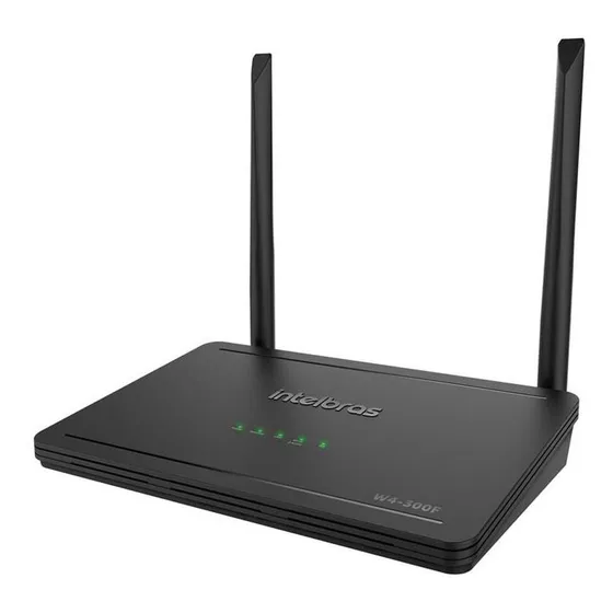 Roteador Wireless Wi-force Intelbras W4-300f Cor Preto