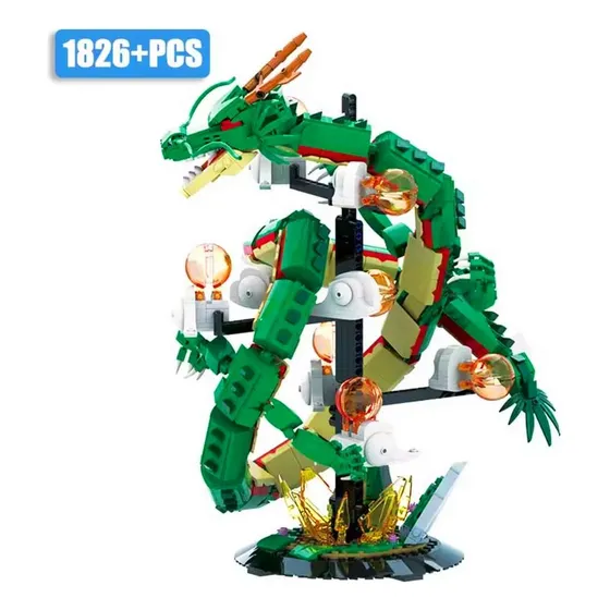 Dragon Ball Set De Construcción Dragón Luminoso Shenlong 1826 Shenlong Dragon Ball