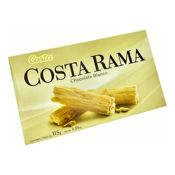 Chocolate Blanco Costa Rama En Estuche De 115gr