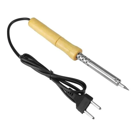 Soldador Eléctrico Lápiz Estaño 40 W Mango Madera Davidson