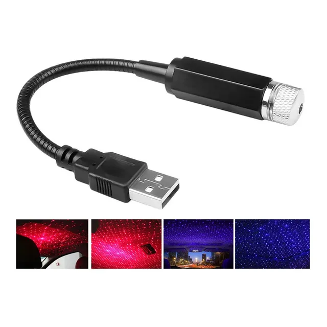 Mini Lampara Proyector Usb Luz Led Flexible Portatil Noche