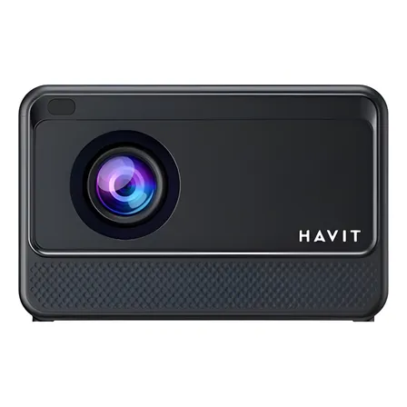 Proyector Pj211pro Wifi 4k 5000 Lúmenes Androidtv 9.0 Havit Negro