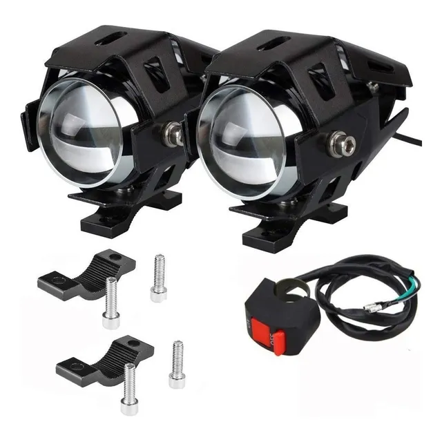 Faro Ojo Angel Led Luz Auxiliar U7 Lupa Rgb Demonio Moto