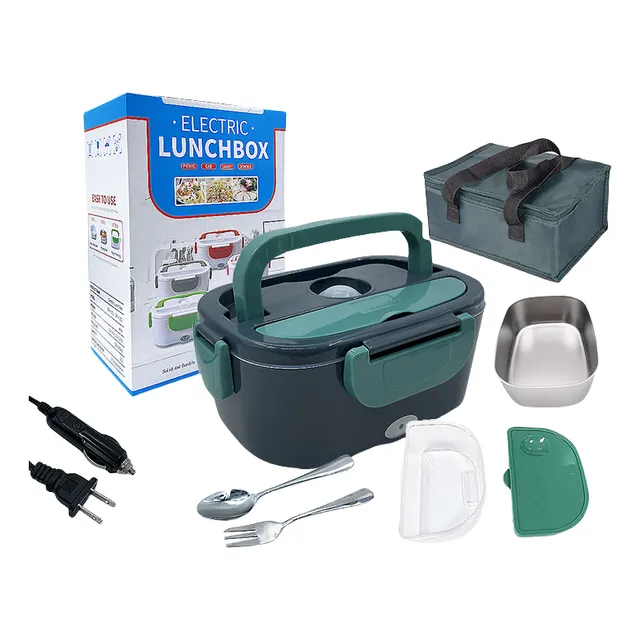 Lonchera Eléctrica Aluminio Portátil Calentar Comida 220v80w