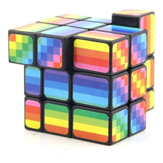 Cubo Magico 3x3x3 Juguete Rompecabezas 3d Mirror Arcoiris Cubo Magico 3x3x3 Juguete Rompecabezas 3d Mirror Arcoiris