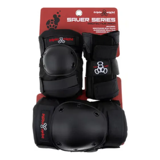 Kit Proteção Skate Patins Triple Eigth - Saver Series 3 Pack