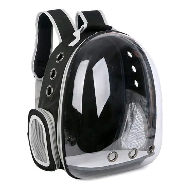 Portu Pets Bolso Morral Negro Para Gatos Y Perros Pequeños