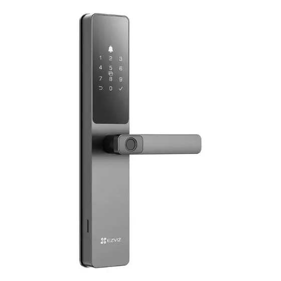 Cerradura Inteligente Ezviz DL05 Gris con Huella Digital Wi-Fi y Bluetooth IP65 | Cuotas sin interés