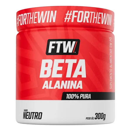 Beta Alanina 100% Pura Pote 300g - Ftw Sem Sabor