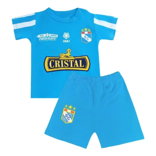 Conjunto Deportivo Para Bebé Sporting Cristal Algodon Pima