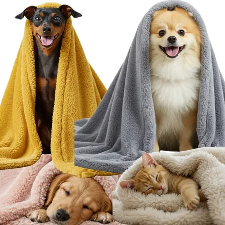 Cobertor Manta Para Pets Em Microfibra Soft 90cmx110cm