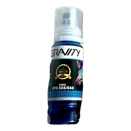 Botella Tinta  70ml Cian Gravity Sistema Continuo