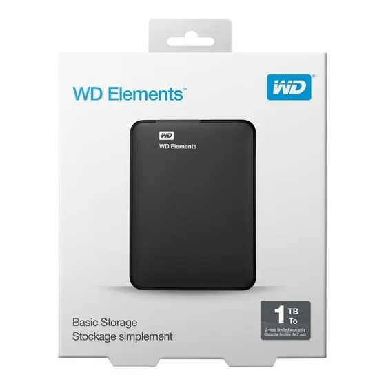 Disco Duro Externo Wd. Western Digital Elements Portable 1tb