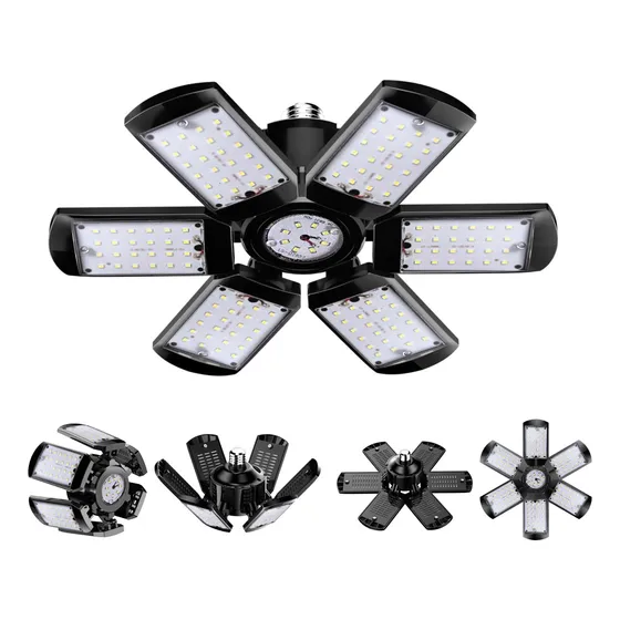 Focos Led Dirigible 6 Aspas 150w Potente Tipo Industrial