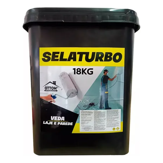Tinta Emborrachada Para Parede Telhado Marquise E Laje