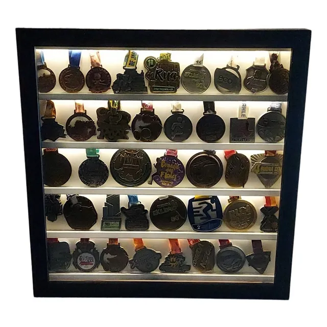 Quadro Porta Medalhas Esportivo Com Led O Melhor Do Brasil!
