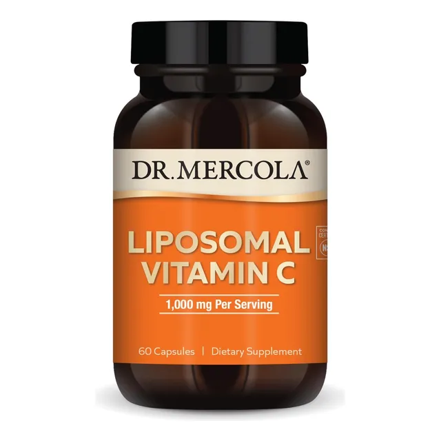Dr Mercola Vitamina C Liposomal 1000mg X60 Caps Import. Eeuu Sabor Sin Sabor