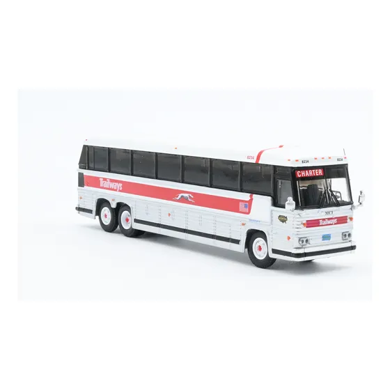 Autobús Escala 1/87 Mci Mc-9 Crusader Ii Trailways 87-0229 Color Blanco