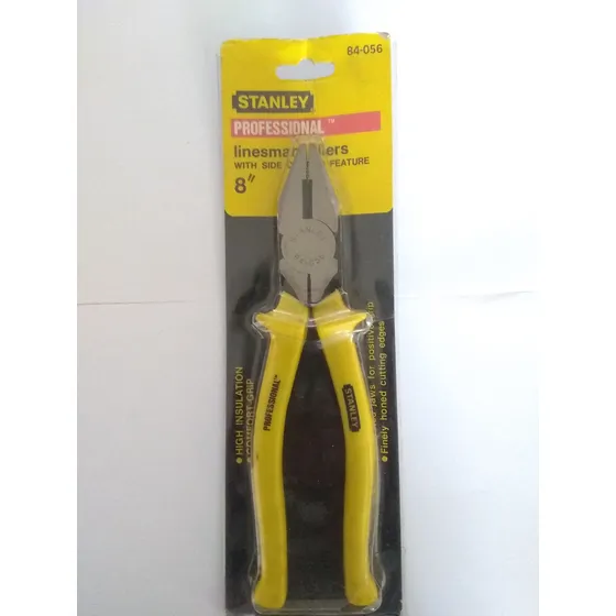 Alicate Pro De Electricista 8 Pulgadas Stanley 84-056