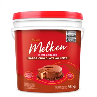 Ganache Melken Ao Leite 4kg - Harald Ganache Melken Ao Leite 4kg - Harald