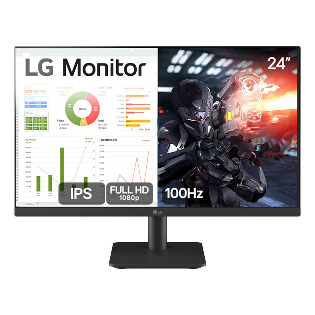 Monitor Pc Gamer LG 24 Ips, Full Hd, 100hz, Hdmi - 24ms500-b