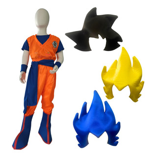 Disfraz Goku Sayayin Peluca Super Saiyajin Tipo Dragon Ball Z Cosplay Kakaroto Disfraz Goku Sayayin Peluca Super Saiyajin Tipo Dragon Ball Z Cosplay Kakaroto