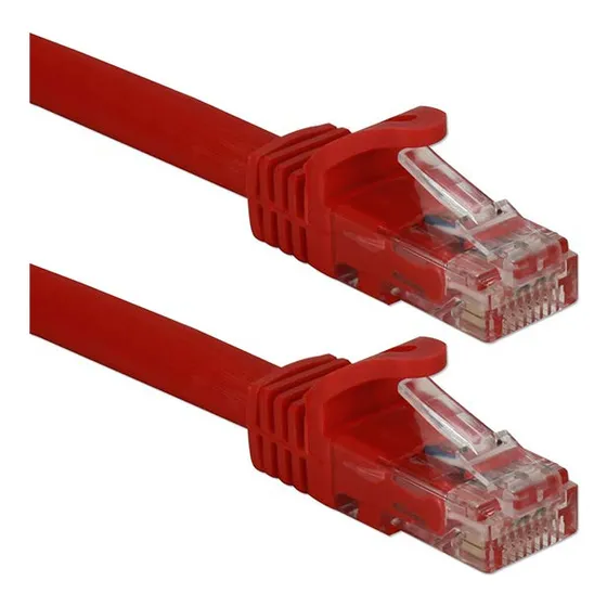 Pacpro Cable Conexion Cat6a Utp Rojo 10 Pie
