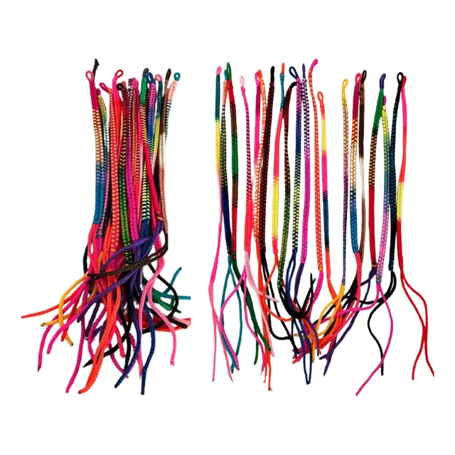 Pulseras Hilo Macrame Trenzada Colores X 10 Und X Mayor