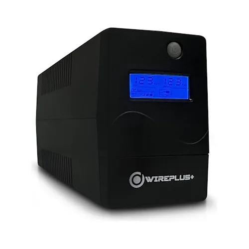 Ups 750va/380w Lcd Panel 120v/60hz 1bat X 12v-7amp Wireplus
