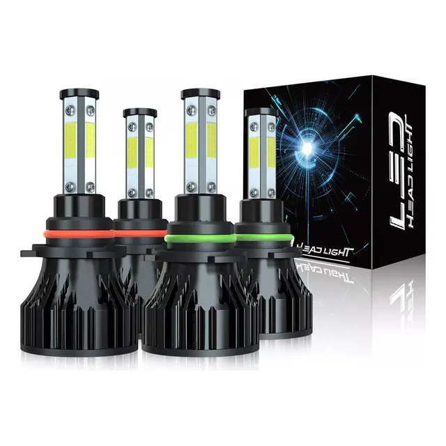 Kit De Focos Led Luz Alta Y Baja 14000 Lm 6000 K Para Dodge