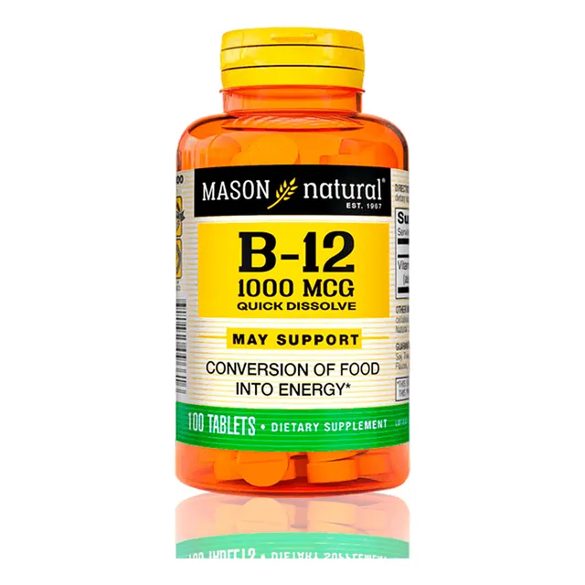 Vitamina B-12 Mason 1000 Mcg 1000 Tabletas Subl
