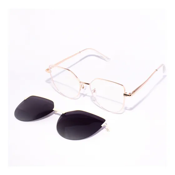Anteojos Clip On Nao Crema Izik