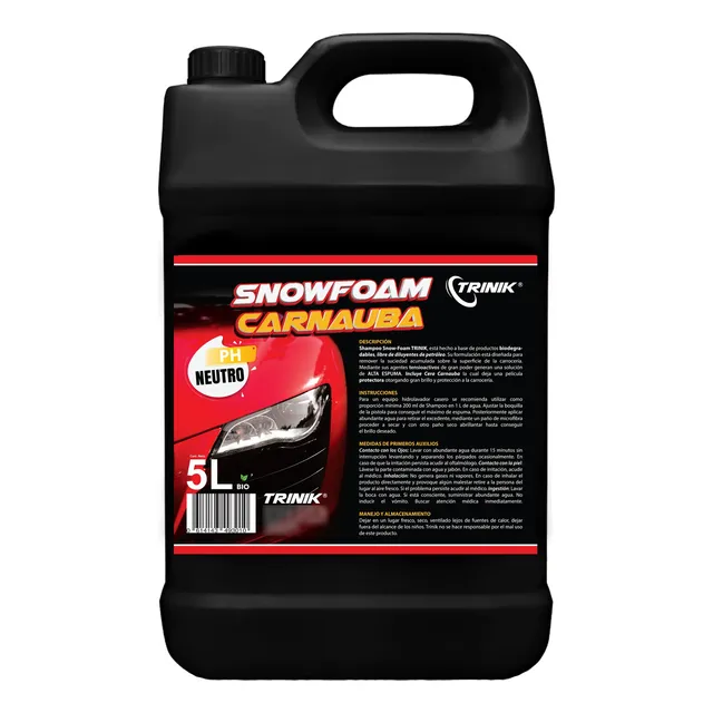Shampoo Snow Foam Con Cera Carnauba 5 L
