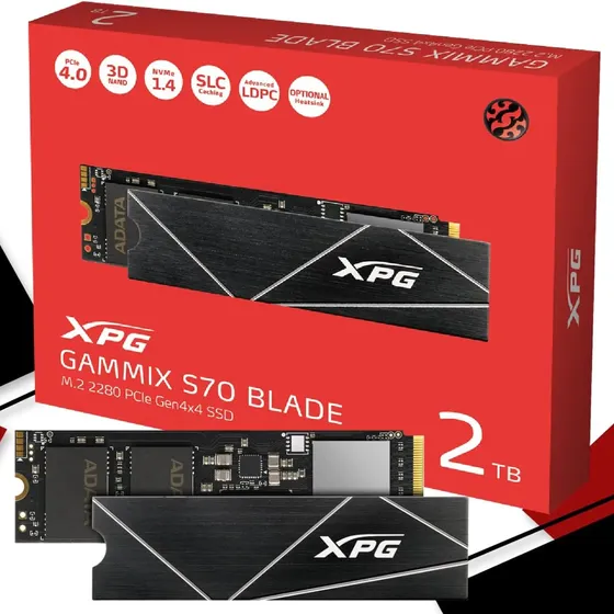 Disco Duro Interno Ssd De 2 Tb Para Ps5 | Xpg Gammix S70 | Cuotas sin interés