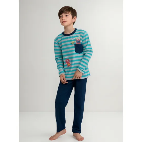 Pijama Polar Niños Kayser 2 Piezas