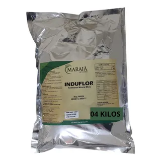 Adubo Fertilizante Indutor De Florada Induflor - Cab - 4kg Adubo Fertilizante Indutor De Florada Induflor - Cab - 4kg