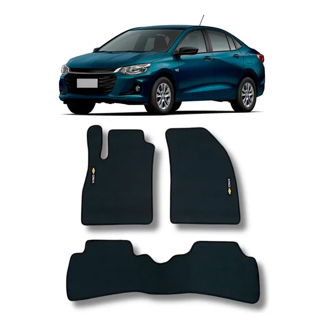 Tapete Borracha Onix Plus Lt Sedan 2021 2022 2023 2024 2025