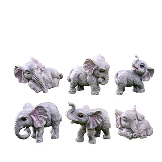 Pequeñas Figuras De Resina Elefante Mini Estatuas De Elefant Pequeñas Figuras De Resina Elefante Mini Estatuas De Elefant