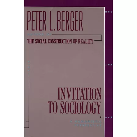 Libro Invitation To Sociology- Peter L. Berger-inglés