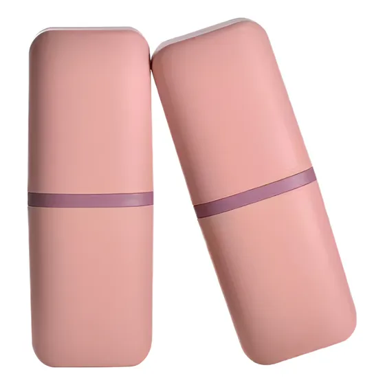 Estuche Baño Porta Cepillo Dientes Pasta Dental Vaso Funda
