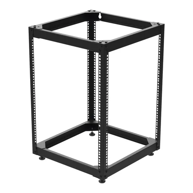 Rack Abierto De 4 Postes Instalación Pared O Piso De 14 U