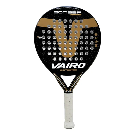 Paleta De Pádel Euro Bomber Gold 8.3 Vairo + Funda