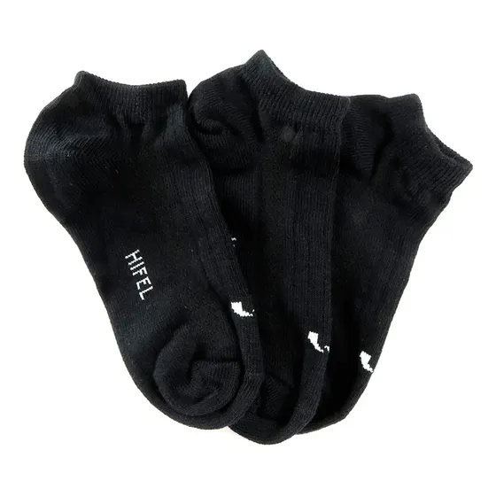 Pack De Medias X3 Nino Hifel Low Ankle Negro Jj deportes